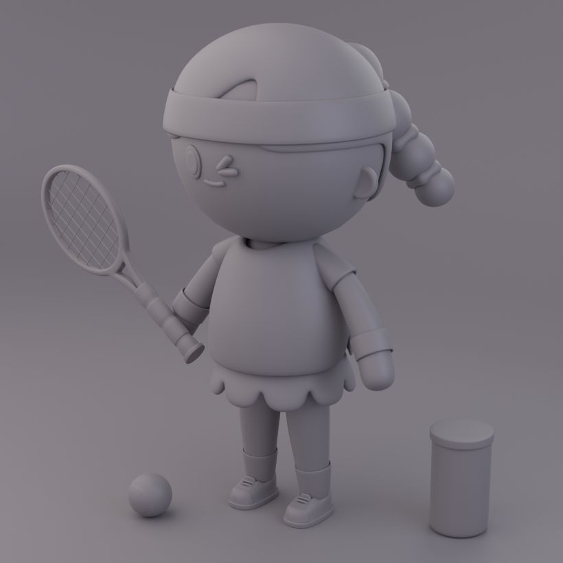 Mi proyecto del curso: Creación de personajes kawaii en 3D con Blender 3