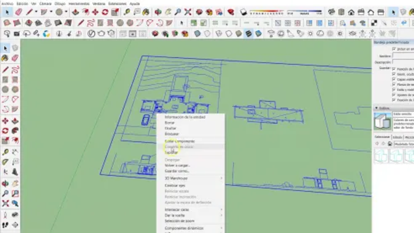 SketchUp Tutorial: importing a CAD file step by step 8