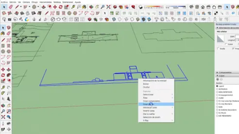 SketchUp Tutorial: importing a CAD file step by step 10