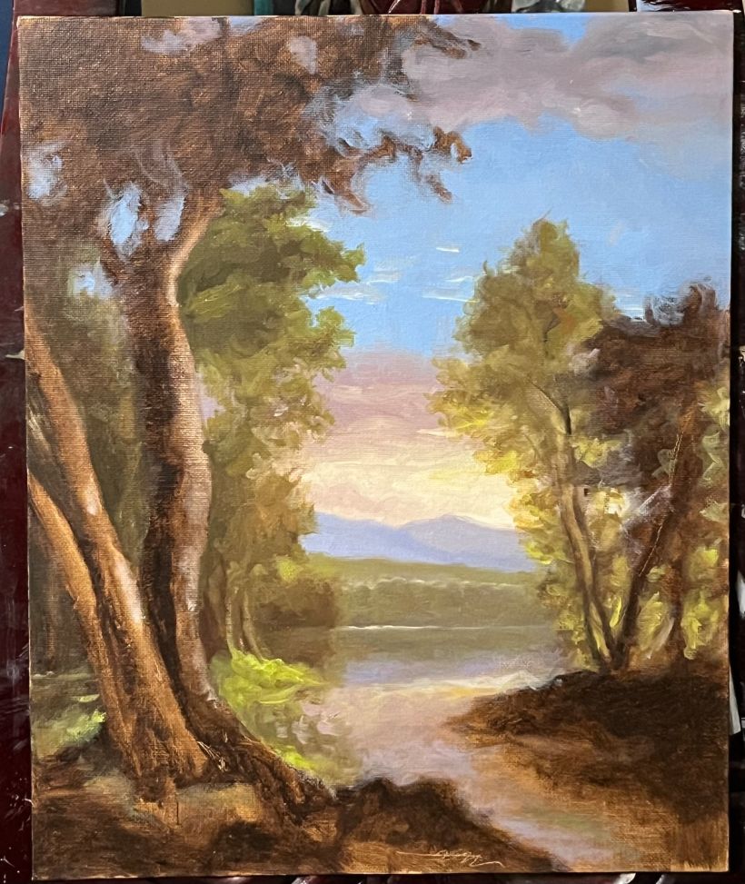 My project for course: Landscape Oil Painting with Plein-air Techniques 11