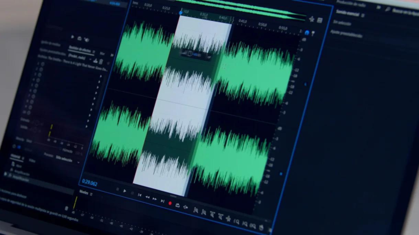 Choose a program that combines sound editing and recording.