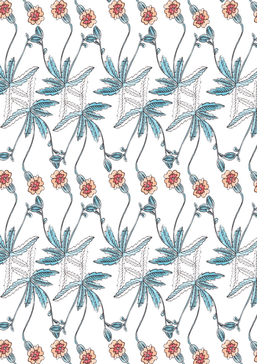 Il mio progetto del corso: Design e composizione di pattern tessili 2