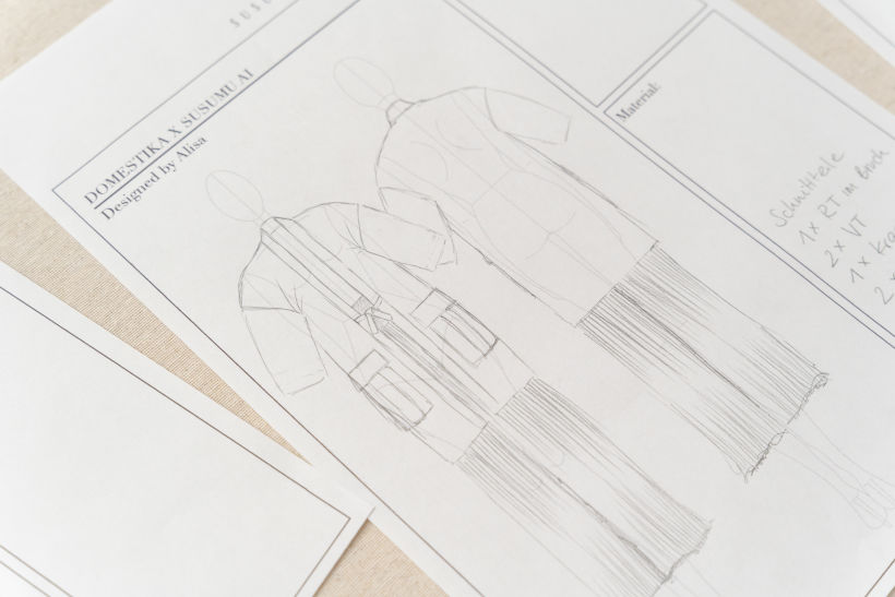 Mein Abschlussprojekt für den Kurs: Modedesign: Japanisch-inspirierte Muster 3
