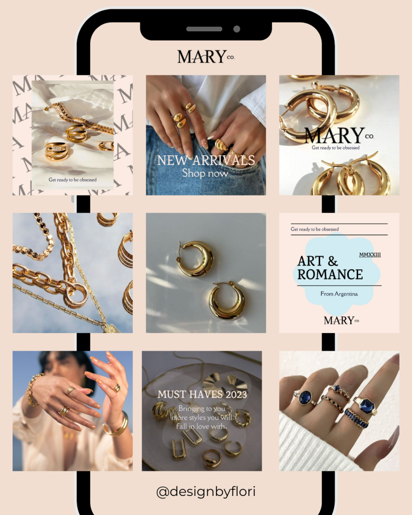 He creado el logo de Mary co. en Illustrator, las fotografías son meramente ilustrativas le doy crédito a sus autores,