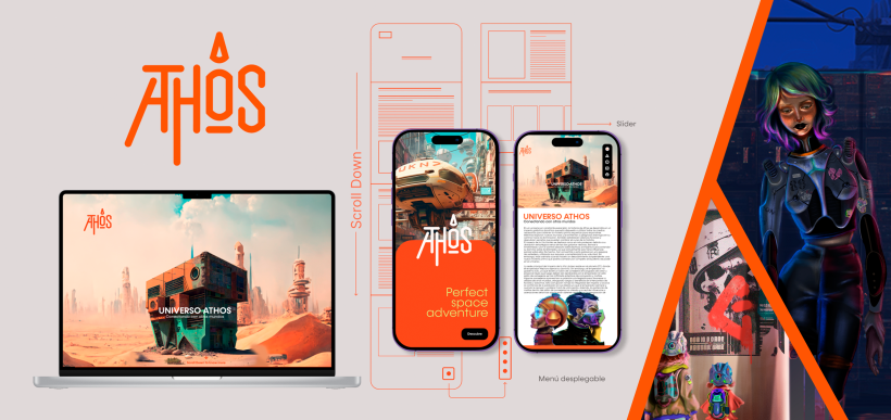 Athos || Web/Móvil app design 1