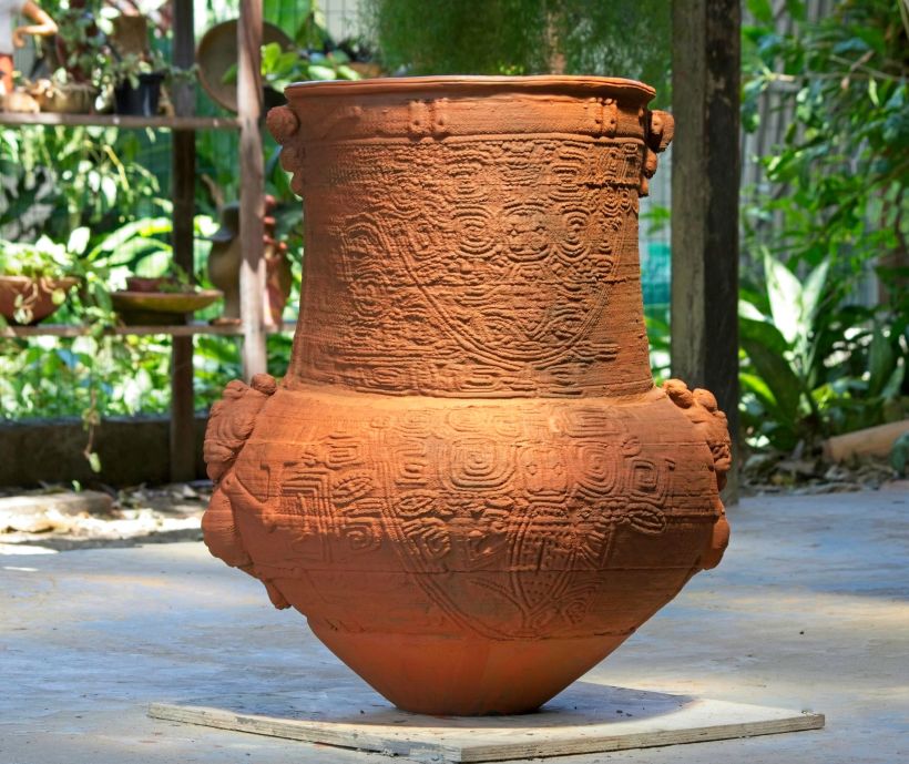 burial urn drying