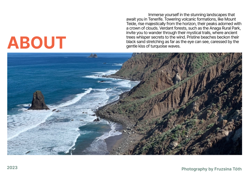 My course project: Discovering the beautiful island, Tenerife 2