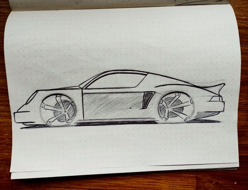 Mi proyecto del curso: Diseño de automóviles: el boceto 4