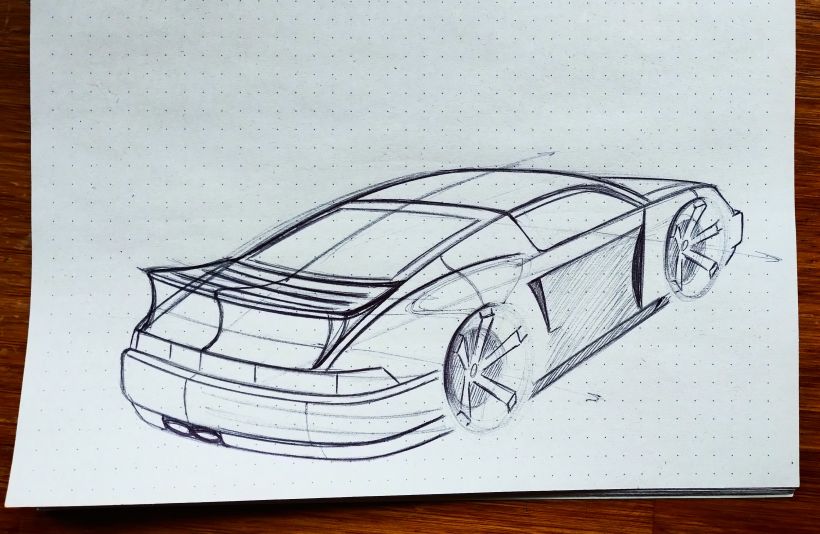 Mi proyecto del curso: Diseño de automóviles: el boceto 6