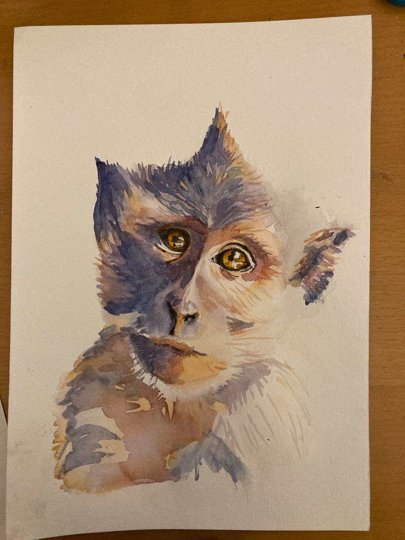 My project for course: Expressive Animal Portraits in Watercolor 5