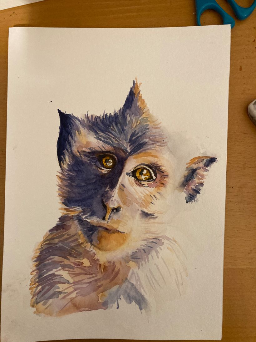 My project for course: Expressive Animal Portraits in Watercolor 6