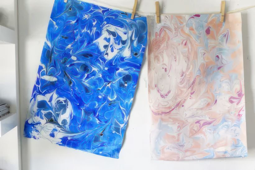 How to make marbled paper 15