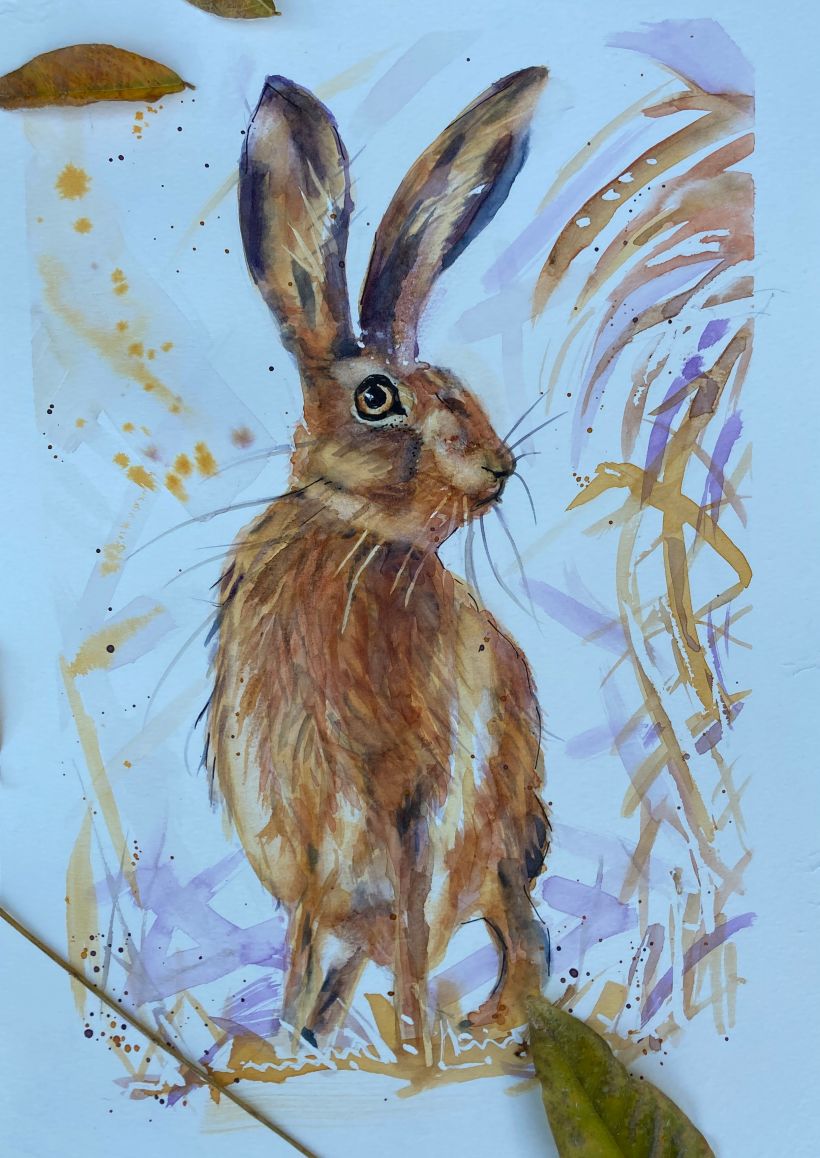 Missing my animal per day , so tried a hare.