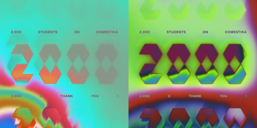 2.000 Students – Typo Animation 8