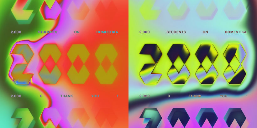 2.000 Students – Typo Animation 9