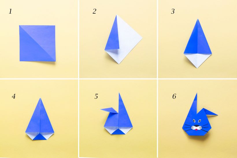 How to make an origami rabbit
