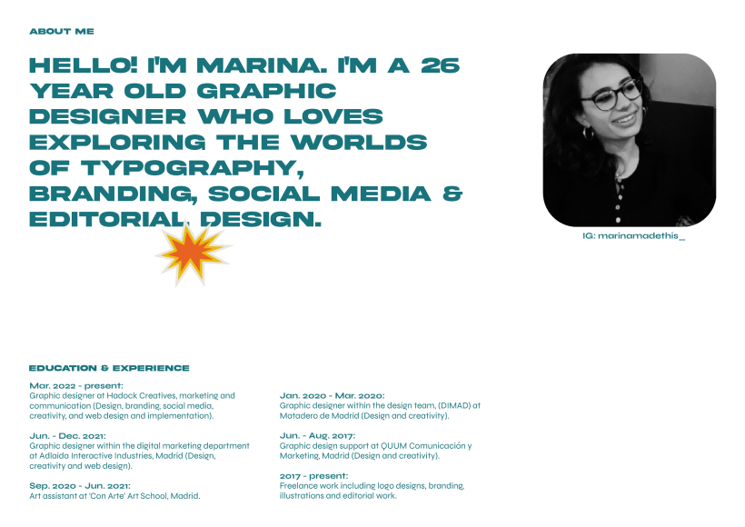 Marina Rouco's Design Portfolio 2