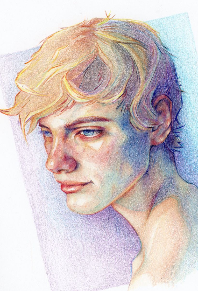 My project for course: Vibrant Portrait Drawing with Colored Pencils 18