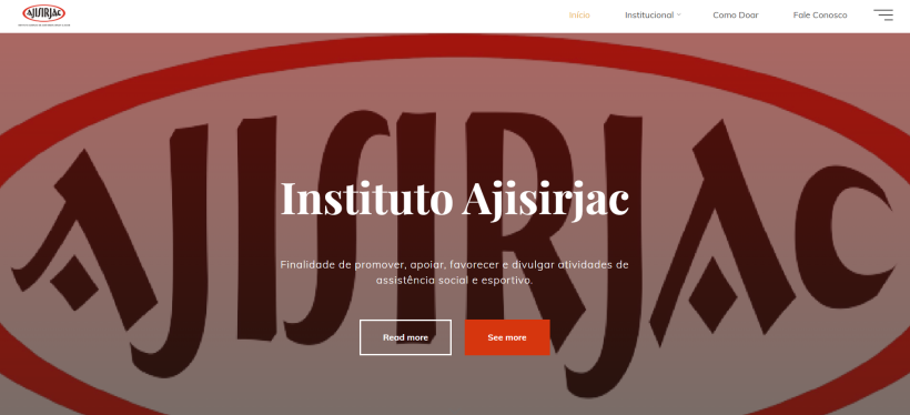 Meu projeto do curso: Instituto Ajisirjac 3