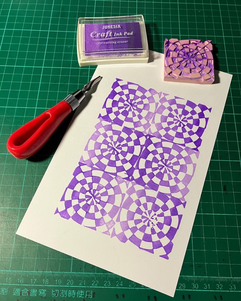 My project for course: Sketchbooking with Handmade Stamps 4