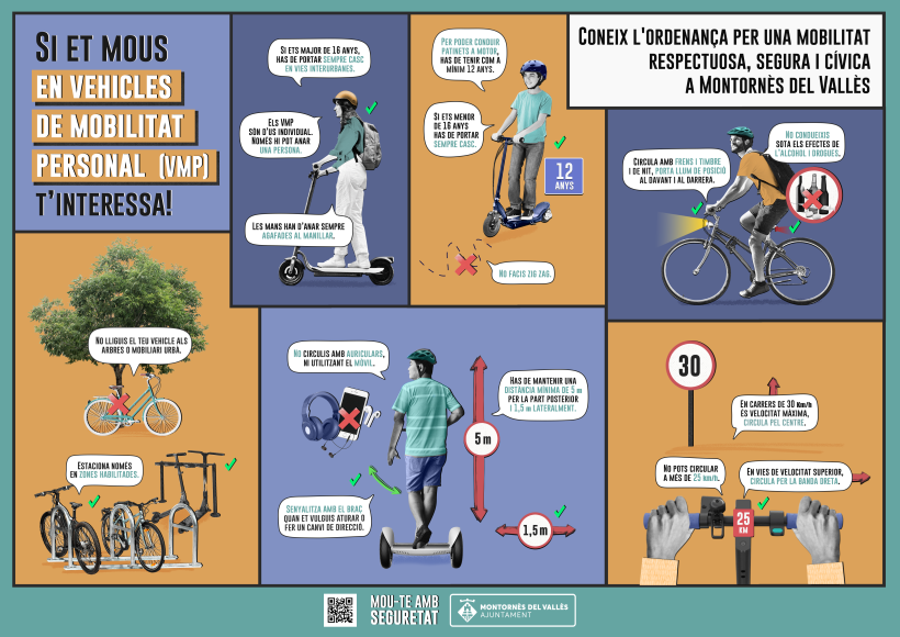 Nueva Ordenanza de Movilidad de Montornés | Collage Animado Explicativo 5