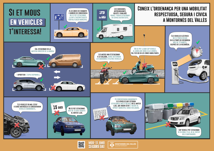 Nueva Ordenanza de Movilidad de Montornés | Collage Animado Explicativo 6