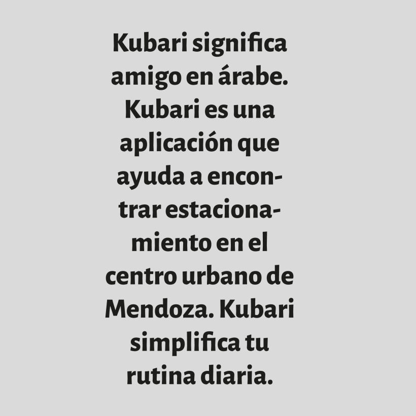Kubari es un prototipo de app para la búsqueda de estacionamiento en el centro urbano de Mendoza.