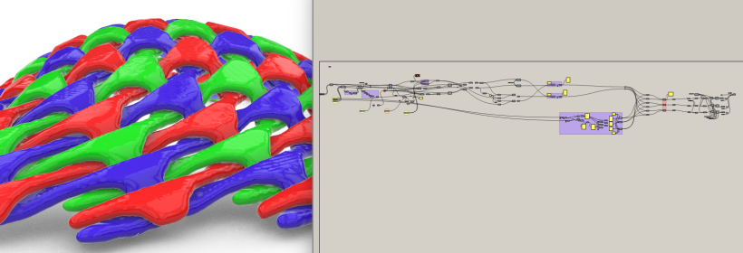 Intreccio - Modellazione di pattern 3D con Rhino Grasshopper 7