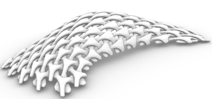 Intreccio - Modellazione di pattern 3D con Rhino Grasshopper 9