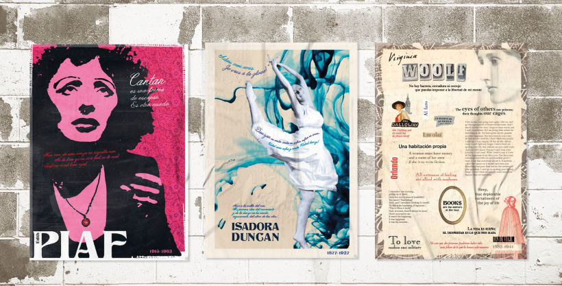 Mujeres Rebeldes. Collage, ilustración y concepto. Proyecto personal. 2012