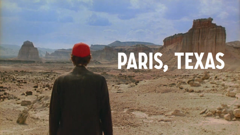 'Paris, Texas' title sequence re-design 6
