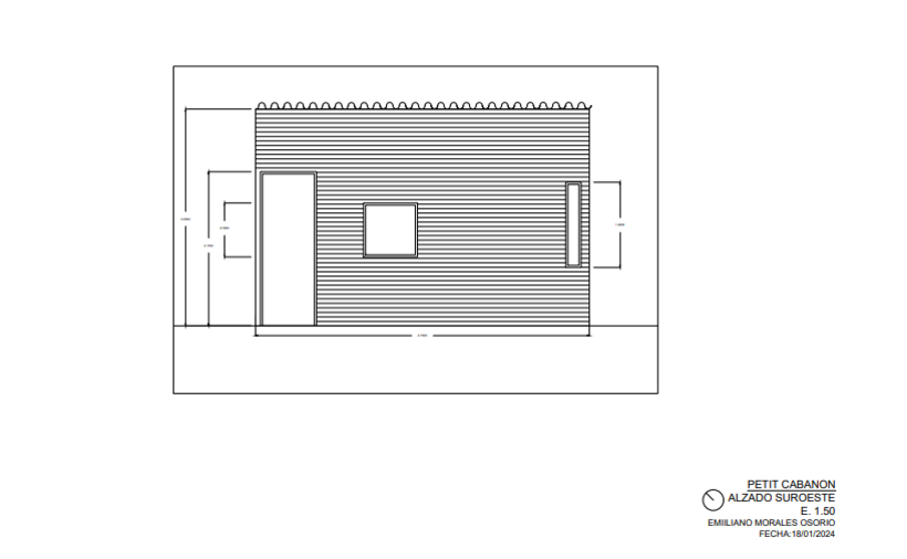 Mi proyecto del curso: Introducción al dibujo arquitectónico en AutoCAD 5