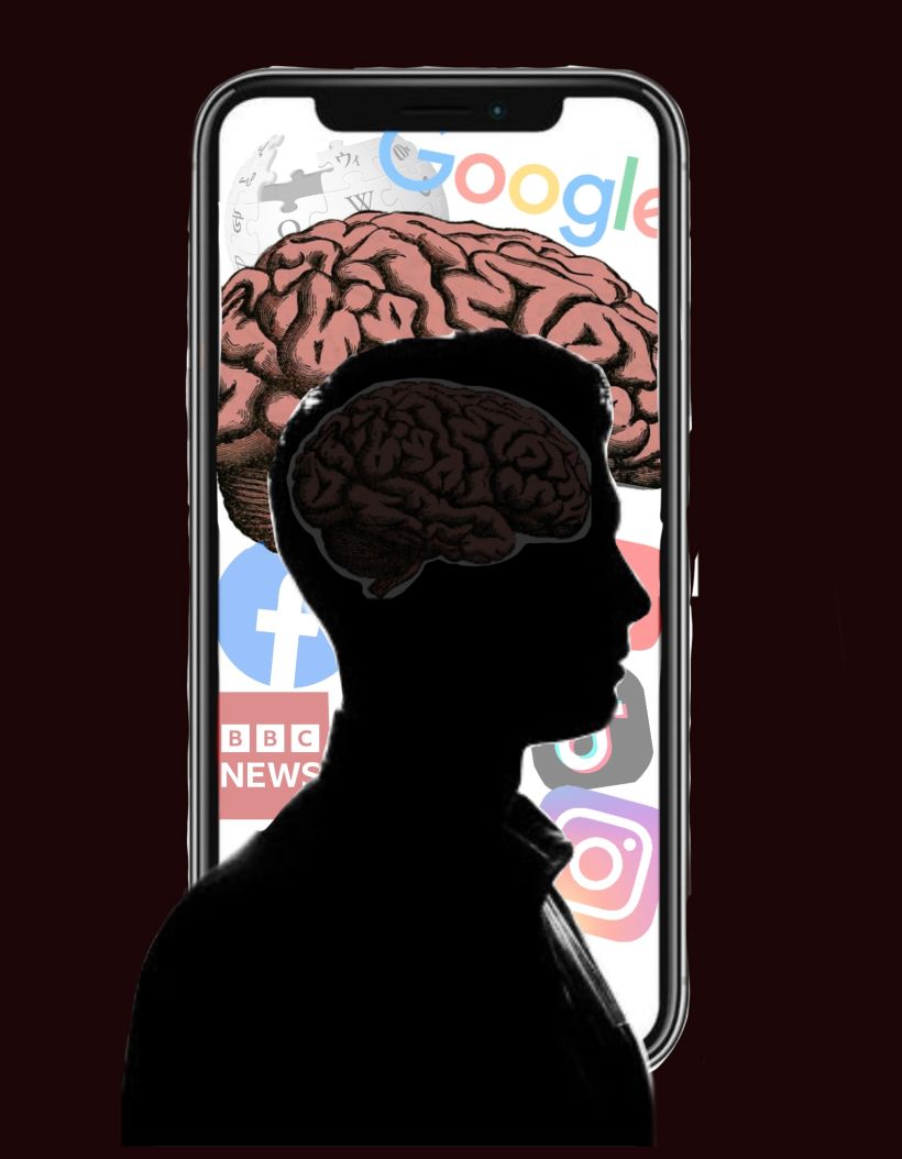 Mi proyecto del curso: Ilustración Editorial (Google Effect: Changes to our Brains) 2