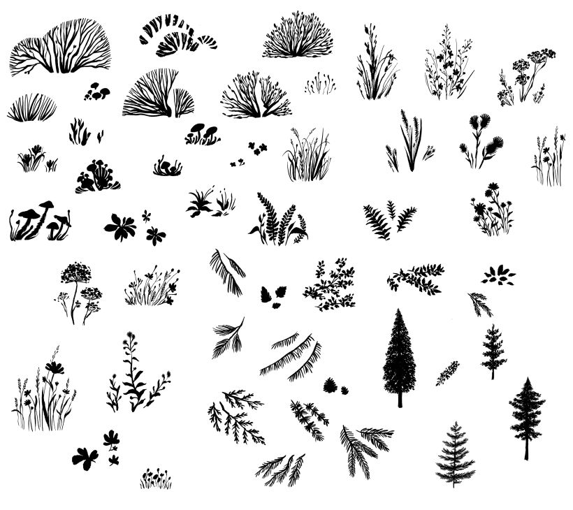 Plant Silhouettes