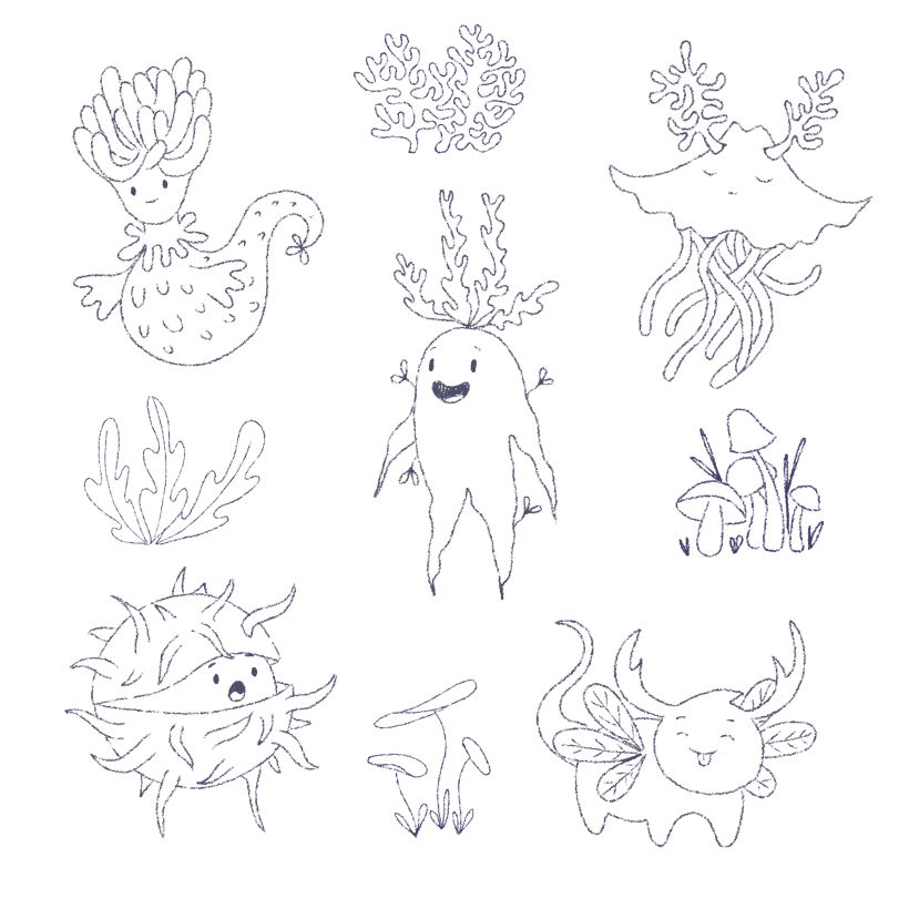 My project for course: Illustration of Adorable Characters Inspired by Nature 3