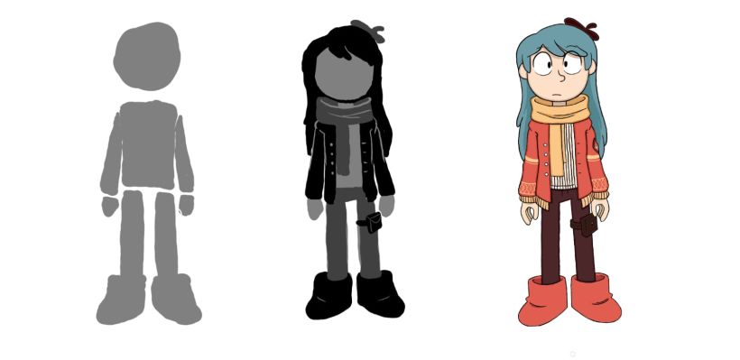 Meu projeto do curso: Introdução ao desenho de personagens para animação e videogames 7
