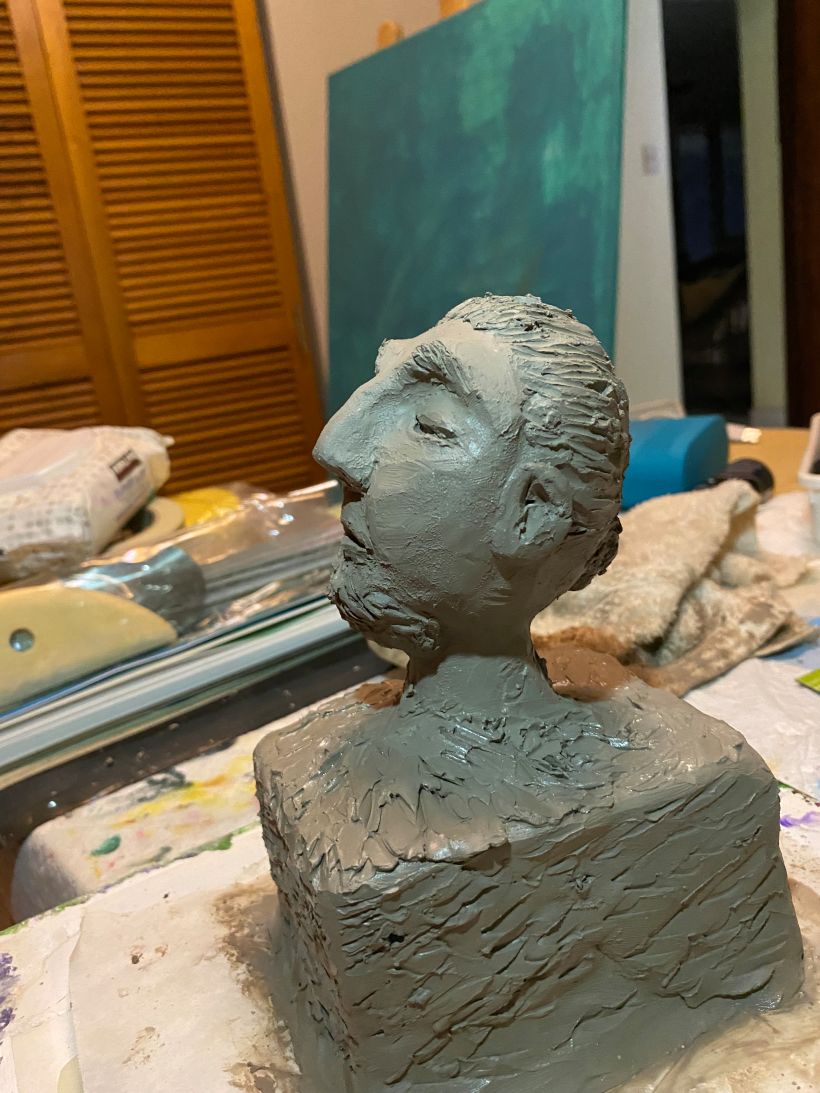 My project for course: Introduction to Clay Figurative Sculpture 9