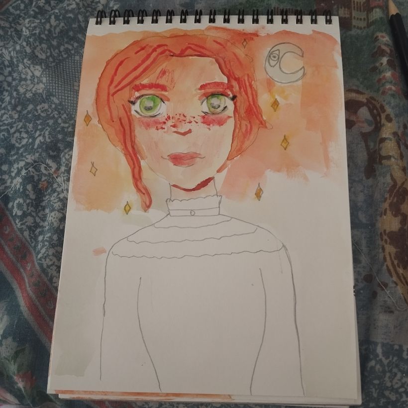 Mi proyecto del curso: Dibujo fan art con acuarela y lápices de colores 1