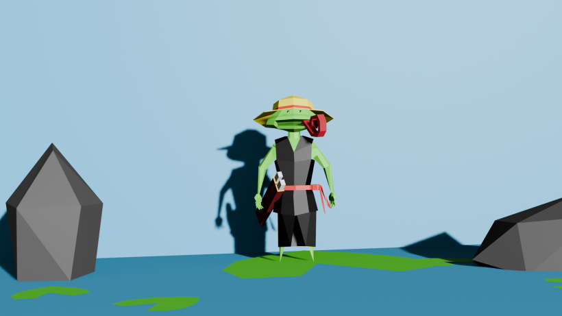 mi composición de una rana ninja