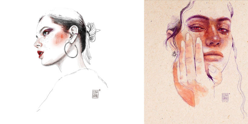 Free Download: Procreate Brushes to create Illustrated Portraits 3