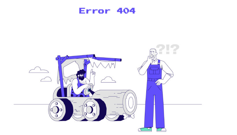 ilustración error 404