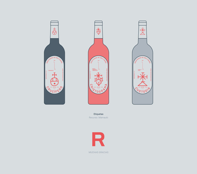 Diseño y producción de una etiqueta de vino 1