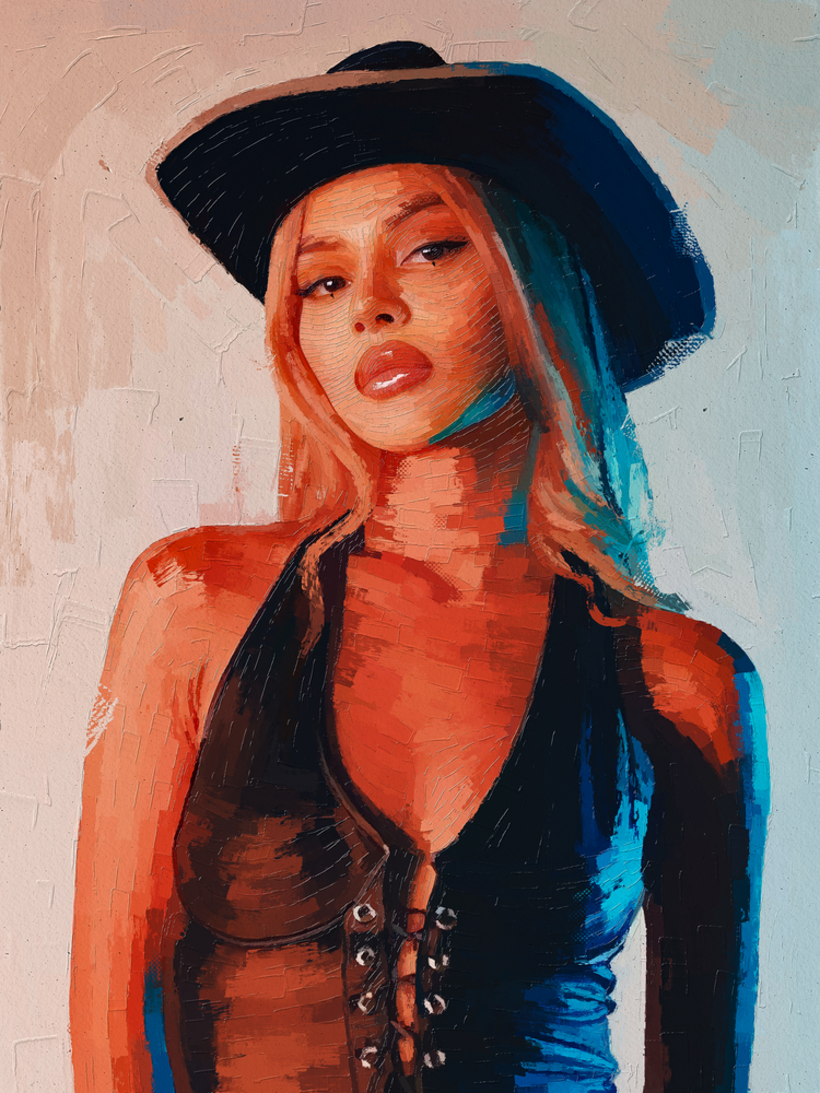 She is Lily Maymac - My Project in Portrait Painting by Rod Lovell