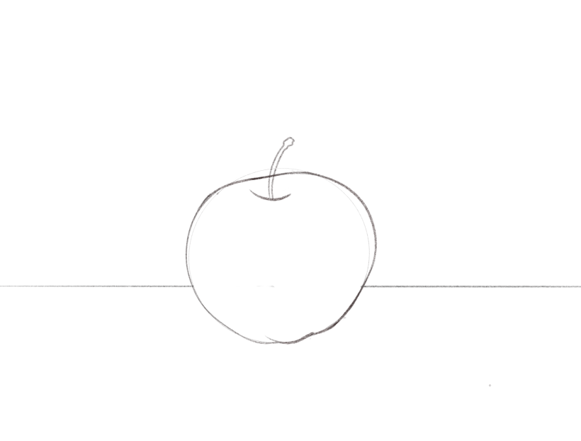 drawing tutorial how to shade an apple 