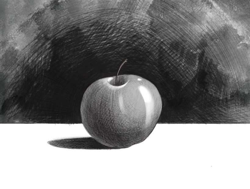 Drawing Tutorial: How to Shade an Apple (+Free Download) 8