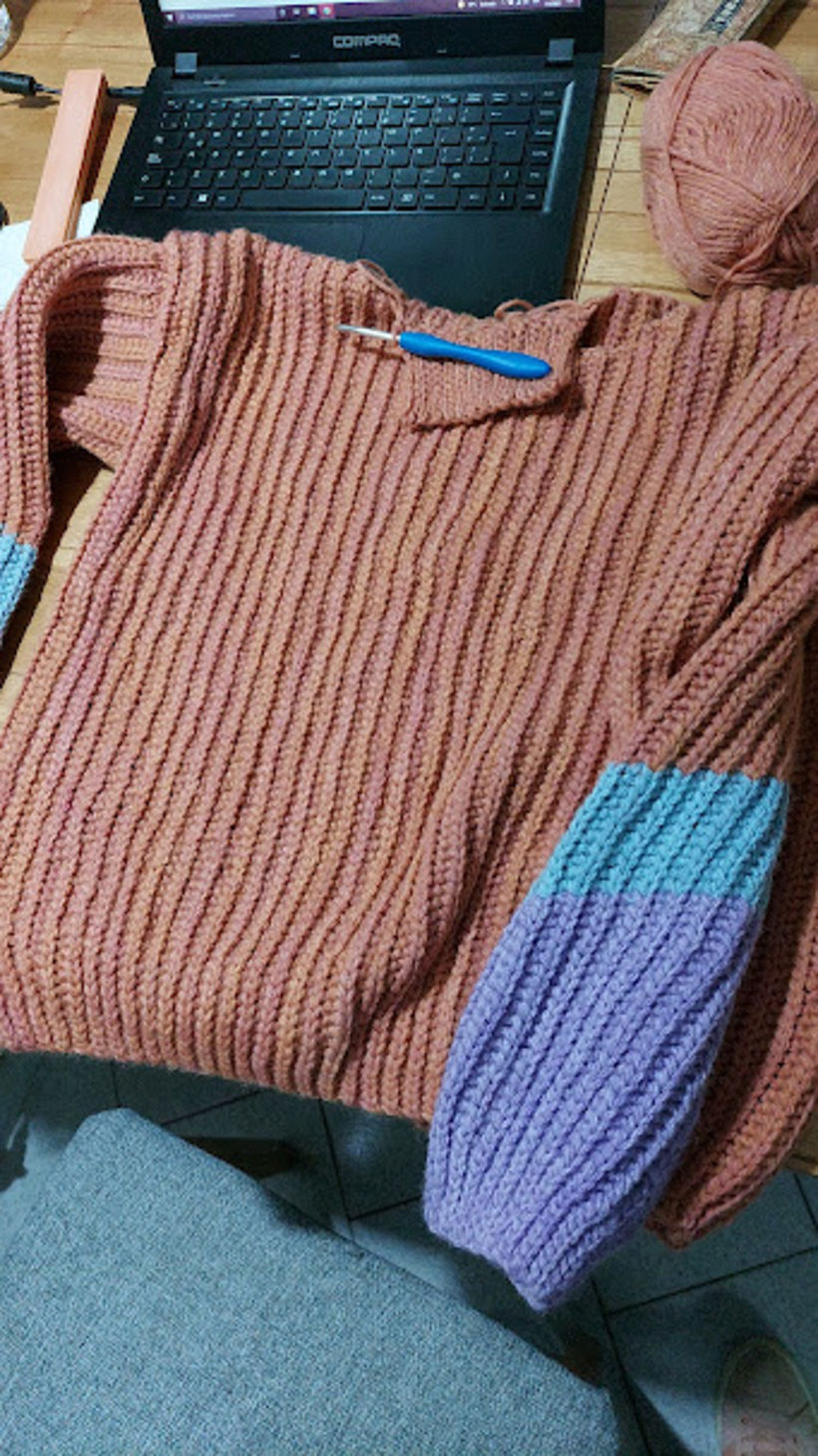 Mi proyecto del curso: Crochet: crea prendas con una sola aguja 3
