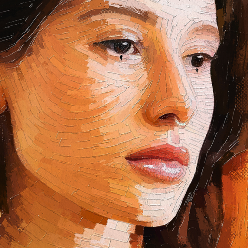 She is Beatriz Zschaber - My New Project in Portrait Painting by Rod Lovell