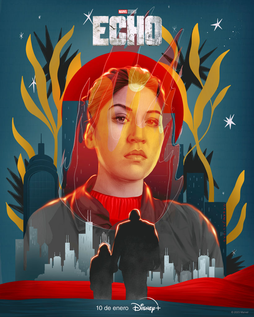 From pencil to digital canvas: Creating the ECHO poster with Naranjalidad 1