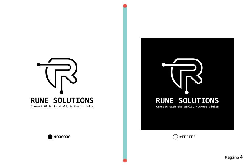 RUNE SOLUTIONS, Logo design with manual brand synthesis for Rune Solutions, Connect With the World, Without Limits. 4
