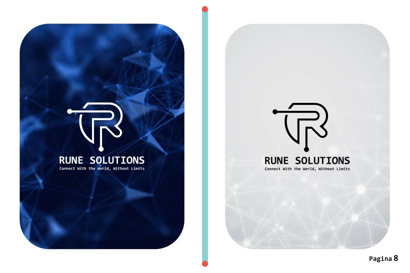RUNE SOLUTIONS, Logo design with manual brand synthesis for Rune Solutions, Connect With the World, Without Limits. 8